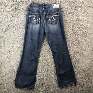 Silver Jeans Suki Womens Size 29 Bootcut Jeans Denim Blue
